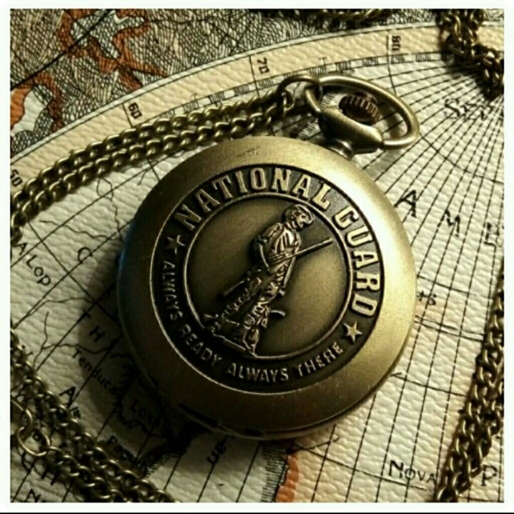 National Guard pocket watch